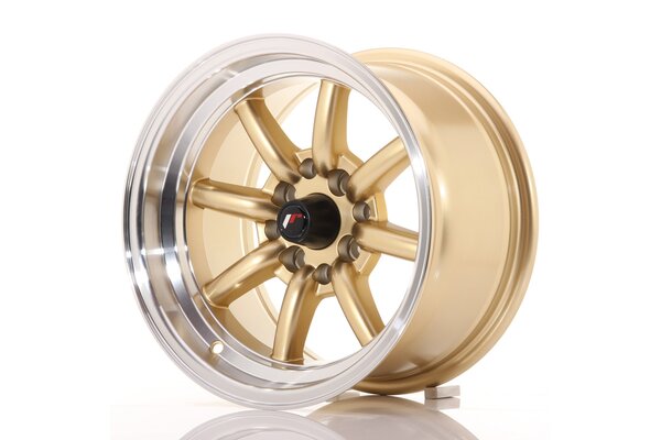 JR Wheels JR19 14x8 ET-13 4x100/114 Gold