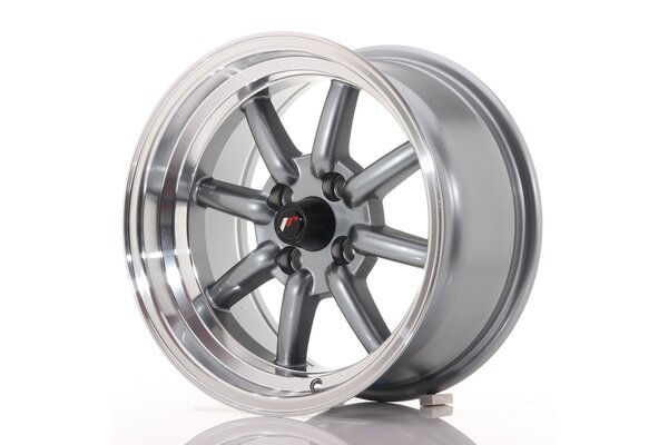 JR Wheels JR19 15x8 ET0 4x100 Gun Metal