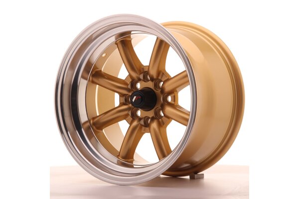 JR Wheels JR19 15x9 ET-13 4x100/114 Gold