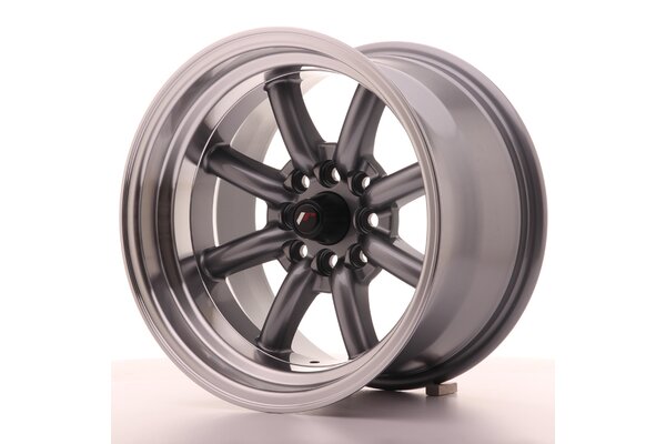 JR Wheels JR19 15x9 ET-13 4x100/114 Gun Metal