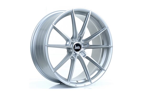 BOLA B19 | 20x8,5 | 5x98 | ET 40 TO 45 | 76 | SILVER POLISHED FACE