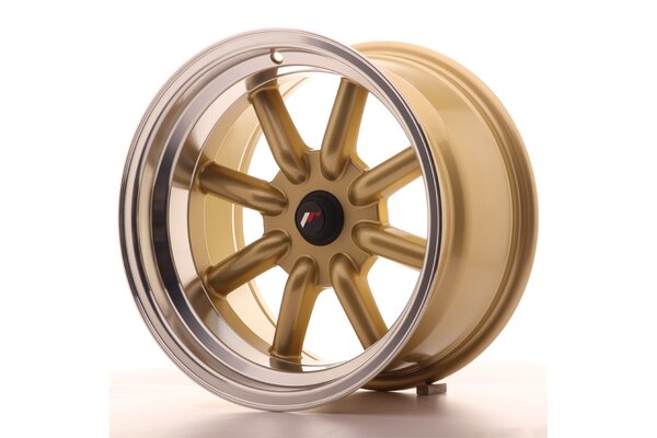 JR Wheels JR19 16x9 ET-25-(-15) BLANK Gold