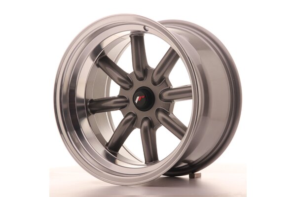 JR Wheels JR19 16x9 ET-25-(-15) BLANK Gun Metal