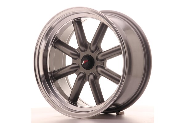 JR Wheels JR19 17x8 ET-20-0 BLANK Gun Metal