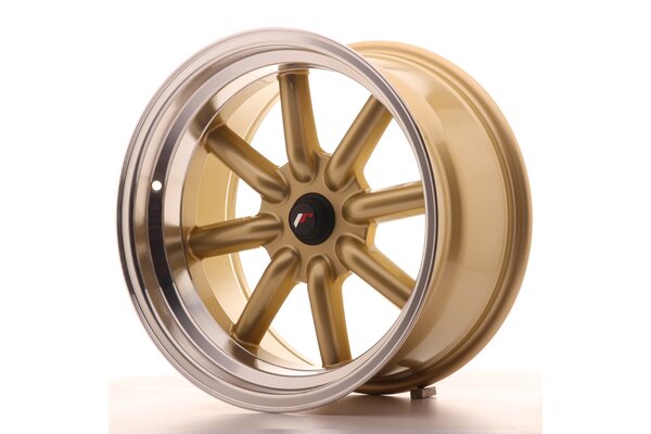 JR Wheels JR19 17x9 ET-25-(-10) BLANK Gold