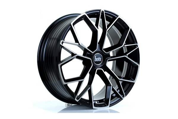 BOLA FLF | 19x8,5 | 5x100 | ET 42 TO 50 | 76 | GLOSS BLACK POLISHED