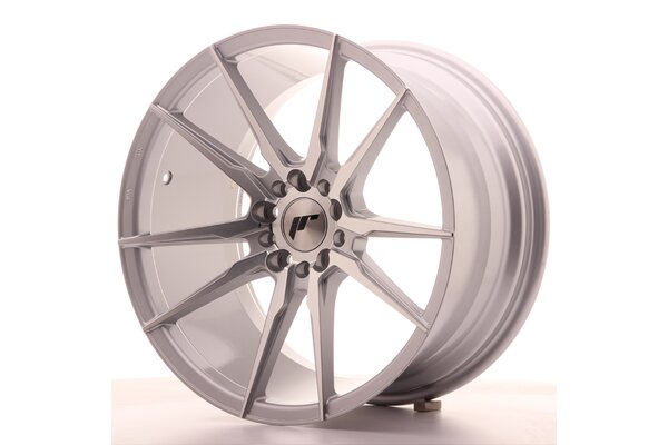 JR Wheels JR21 18x9,5 ET35 5x100/120 Silver Machined Face