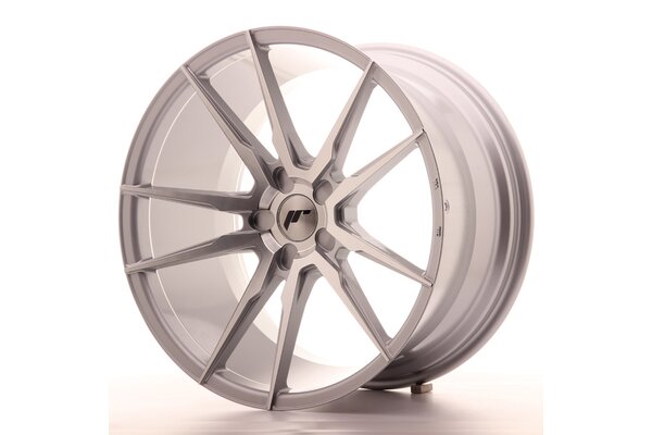 JR Wheels JR21 20x11 ET30-50 5H(5x...) Silver Machined Face