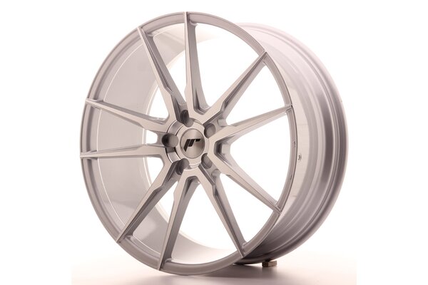 JR Wheels JR21 22x9 ET30-45 5H(5x...) Silver Machined Face