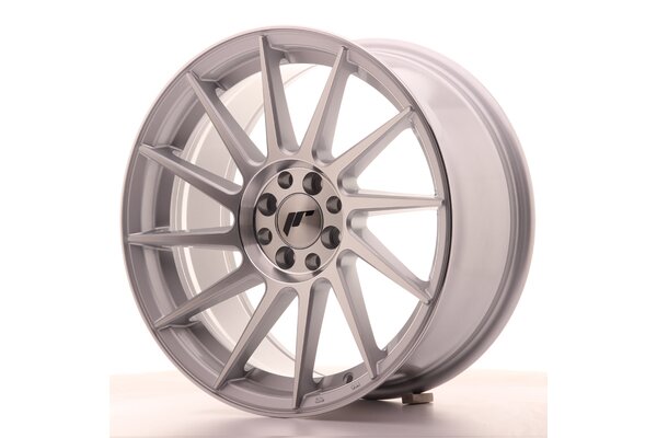 JR Wheels JR22 17x8 ET35 4x100/114 Silver Machined Face