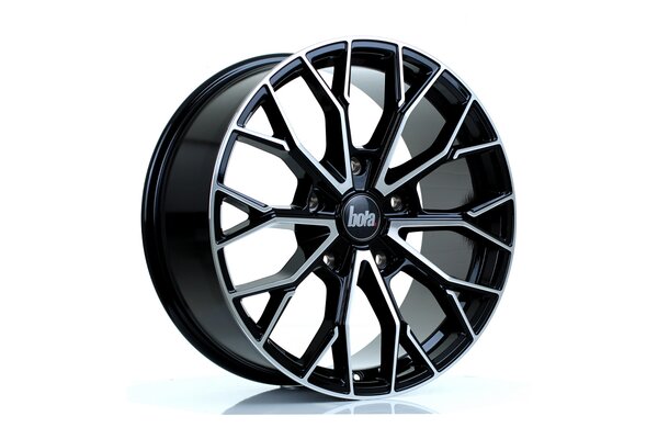 BOLA VANSPORT B24 | 20x8,5 | 5x160 | ET 50 | 76 | GLOSS BLACK POLISHED FACE