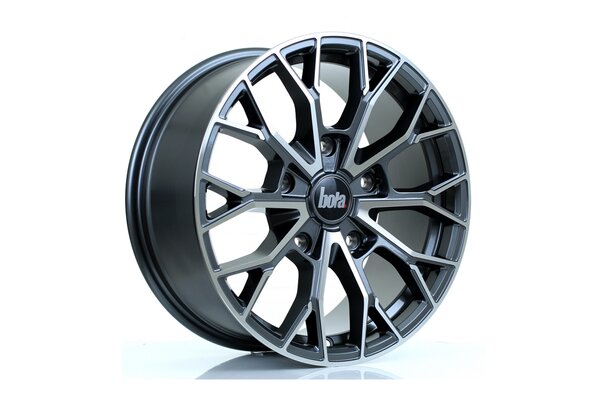 BOLA VANSPORT B24 | 18x8 | 5x160 | ET 50 | 76 | GLOSS GUNMETAL POLISHED FACE