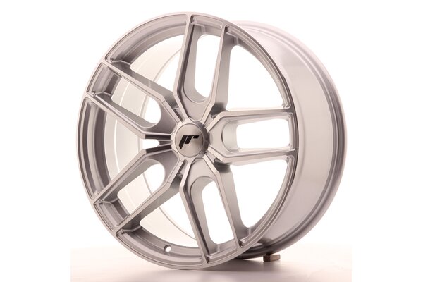 JR Wheels JR25 19x8,5 ET20-40 5H(5x...) Silver Machined Face