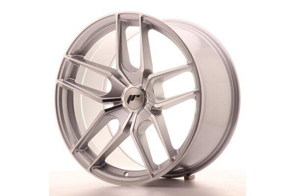 JR Wheels JR25 19x9,5 ET20-40 5H(5x...) Silver Machined Face