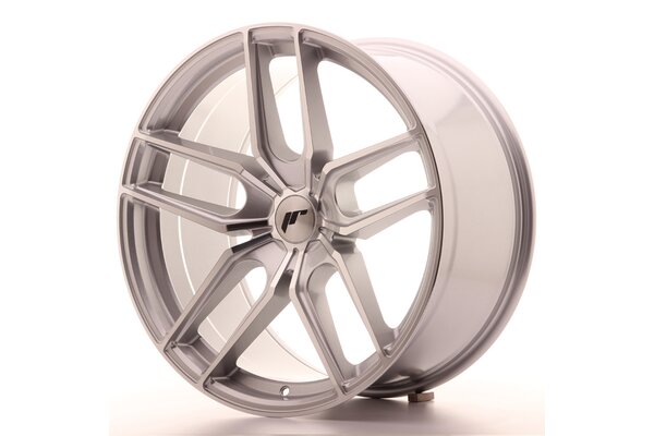 JR Wheels JR25 20x10 ET20-40 5H(5x...) Silver Machined Face