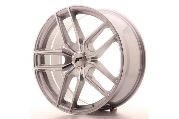 JR Wheels JR25 20x8,5 ET20-40 5H(5x...) Silver Machined Face