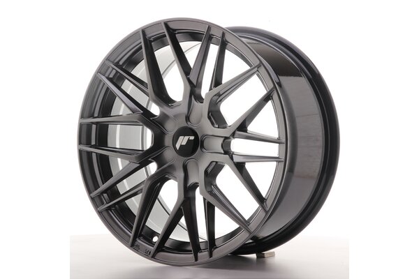 JR Wheels JR28 17x8 ET25-40 BLANK Hyper Black