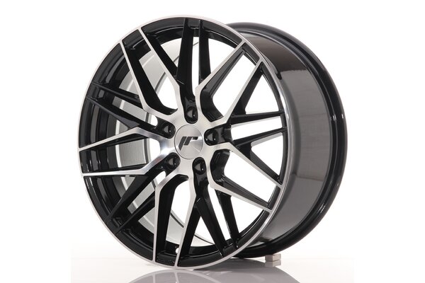 JR Wheels JR28 18x8,5 ET40 5x112 Gloss Black Machined Face