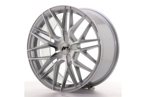 JR Wheels JR28 18x8,5 ET20-40 5H(5x...) Silver Machined Face