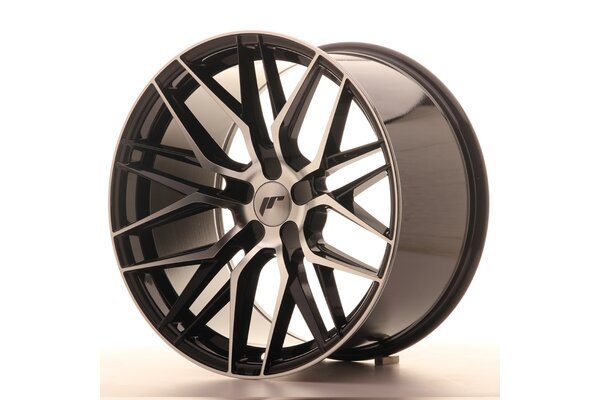 JR Wheels JR28 19x10,5 ET20-40 5H(5x...) Gloss Black Machined Face