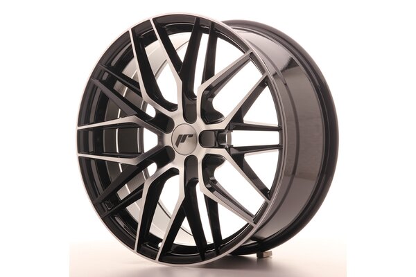 JR Wheels JR28 20x8,5 ET20-40 5H(5x...) Gloss Black Machined Face