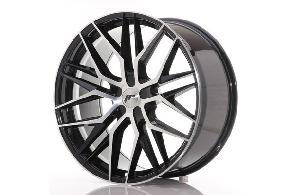 JR Wheels JR28 22x9 ET30-45 5H(5x...) Gloss Black Machined Face