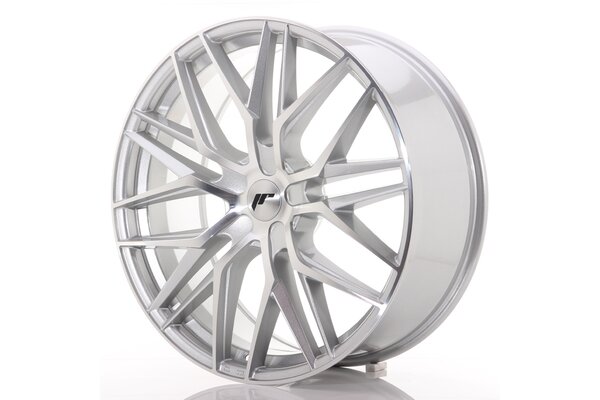 JR Wheels JR28 22x9 ET30-45 5H(5x...) Silver Machined Face