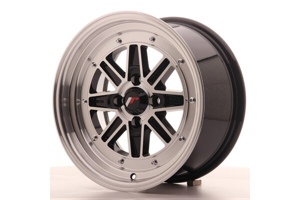 JR Wheels JR31 15x7.5 ET20 4x100 Gloss Black Machined Face