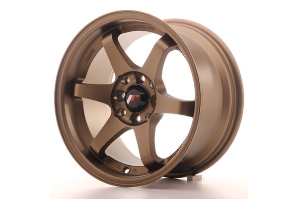 JR Wheels JR3 15x8 ET25 4x100/114 Anodized Bronze