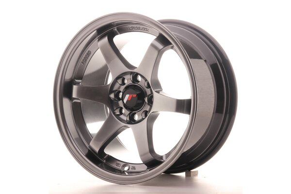 JR Wheels JR3 15x8 ET25 4x100/108 Hyper Black