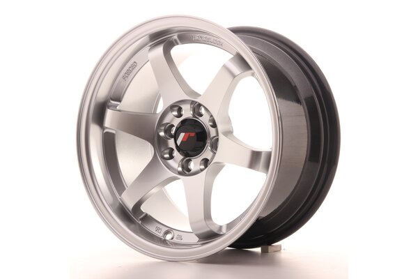 JR Wheels JR3 15x8 ET25 4x100/108 Hyper Silver