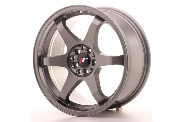 JR Wheels JR3 17x8 ET25 4x100/108 Gun Metal