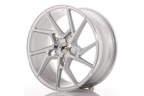 JR Wheels JR33 19x8,5 ET20-48 5H(5x...) Silver Machined Face