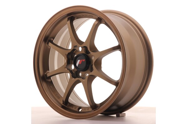 JR Wheels JR5 15x7 ET35 4x100 Dark Anodized Bronze