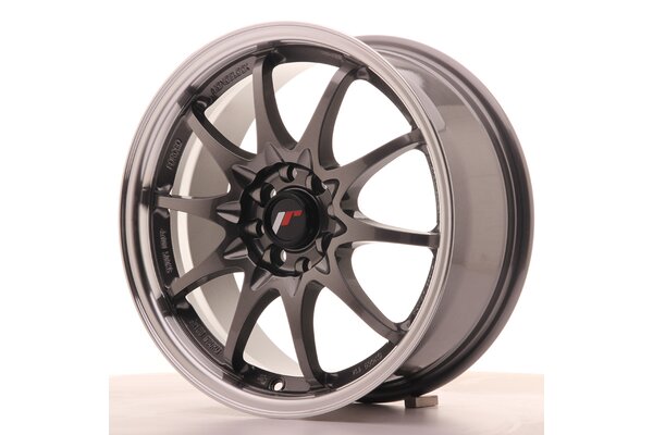 JR Wheels JR5 16x7 ET30 4x100/108 Gun Metal w/Machined Lip