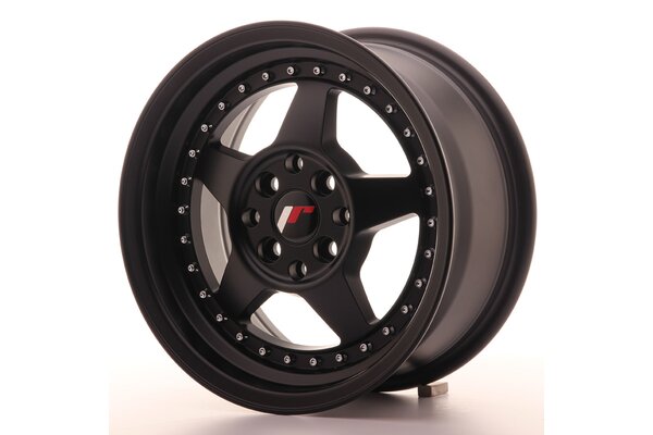 JR Wheels JR6 15x7 ET35 4x100/114 Matt Black