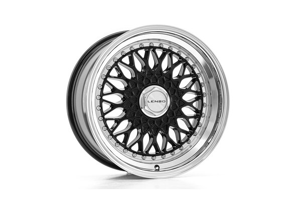 LENSO BSX | 17x8,5 | 4x98 | ET25 | 73,1 | GLOSS BLACK & POLISHED