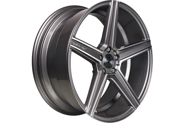 mbDESIGN KV1  | 20x9 | 5x112 | ET26 | grau glnzend poliert