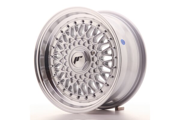 JR Wheels JR9 15x7 ET20 4x100/108 Silver w/Machined...