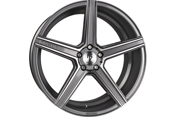 mbDESIGN KV1  | 23x10 | 5x112 | ET30 | grau glnzend poliert