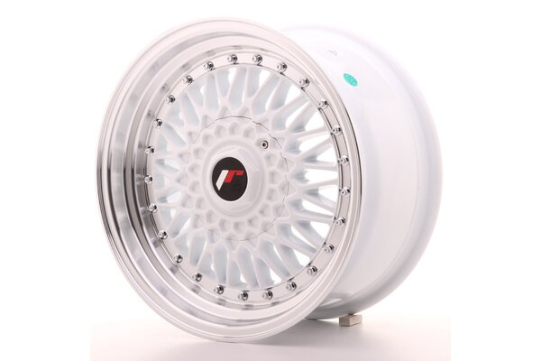 JR Wheels JR9 16x8 ET25 4x100/108 White w/Machined Lip