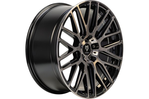 mbDESIGN KV4  | 18x7,5 | 5x100 | ET45 | schwarz smoke poliert