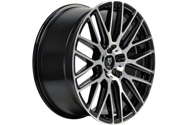 mbDESIGN KV4  | 18x7,5 | 5x100 | ET45 | schwarz glnzend poliert