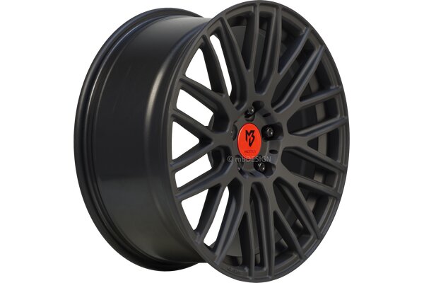 mbDESIGN KV4  | 18x7,5 | 5x100 | ET45 | schwarz stumpfmatt