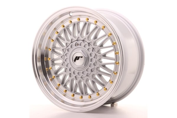 JR Wheels JR9 17x8,5 ET20 4x100/108 Silver w/Machined Lip