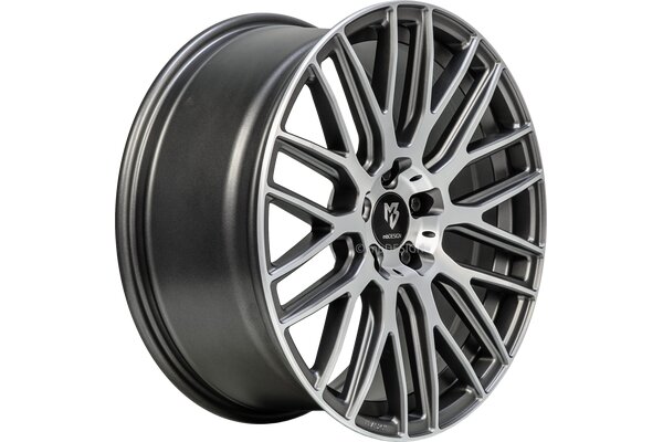 mbDESIGN KV4  | 20x9 | 5x112 | ET43 | grau matt poliert