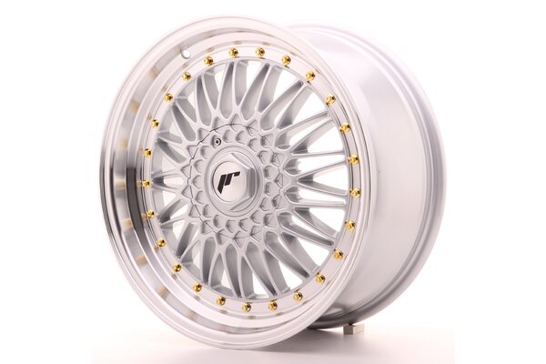 JR Wheels JR9 18x8 ET35 5x100/120 Silver w/Machined Lip