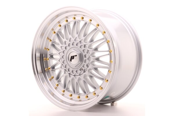 JR Wheels JR9 18x9 ET40 5x112/114 Silver w/Machined Lip