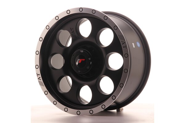 JR Wheels JRX4 17x8.5 ET20-35 BLANK Matt Black w/Machined Lip