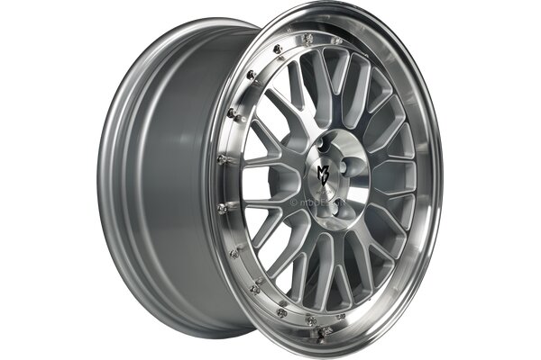 mbDESIGN LV1  | 18x7,5 | 4x100 | ET45 | silber glnzend voll poliert